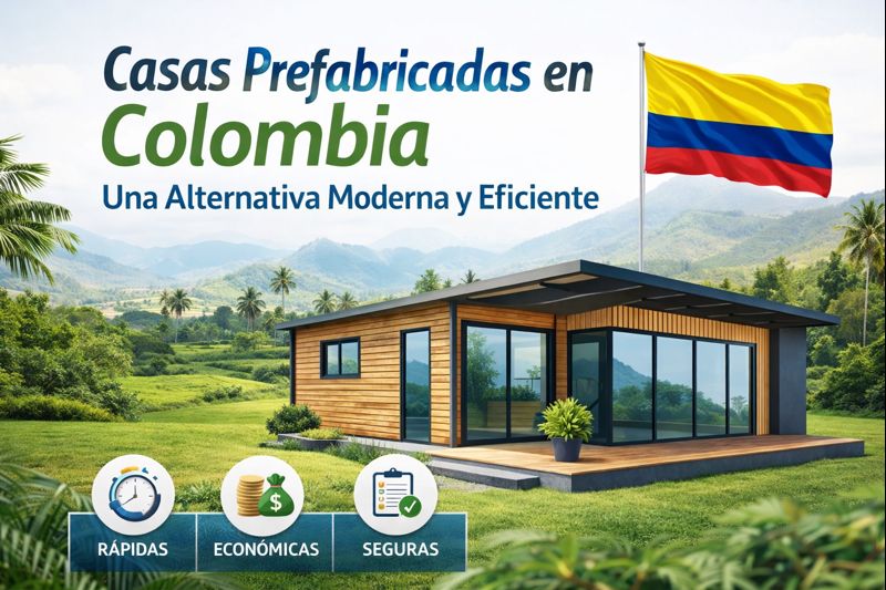 Lee más sobre el artículo Casas Prefabricadas en Colombia: Una Alternativa Moderna y Eficiente